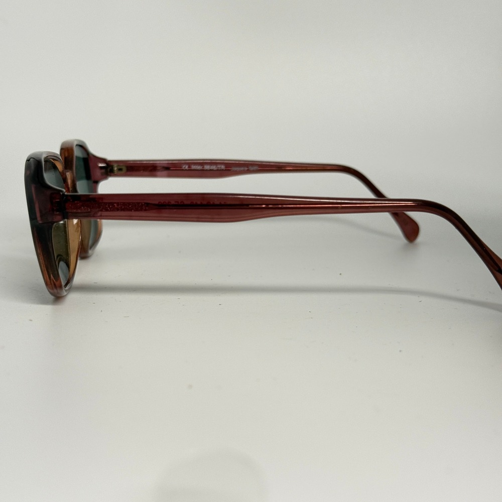 Jaques Faith Inter 9846/TR Sunglasses Brown Square Frame 54-19-140 SE Vintage - Picture 2 of 7